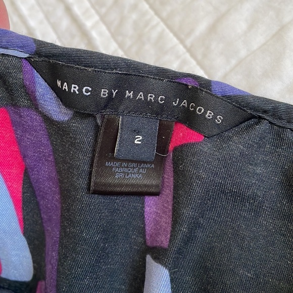 Marc by Marc Jacobs Silk Peplum Tank Top Sz 2 - Picture 5 of 5